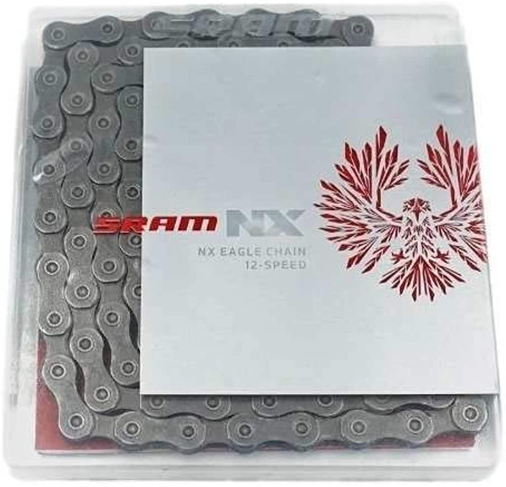 CADENA SRAM PC NX EAGLE SOLID PIN 126 ESLABONES POWERLOCK FLOWLINK 12 VELOCIDADES